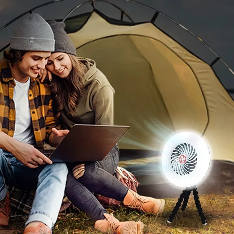hanging tent fan light