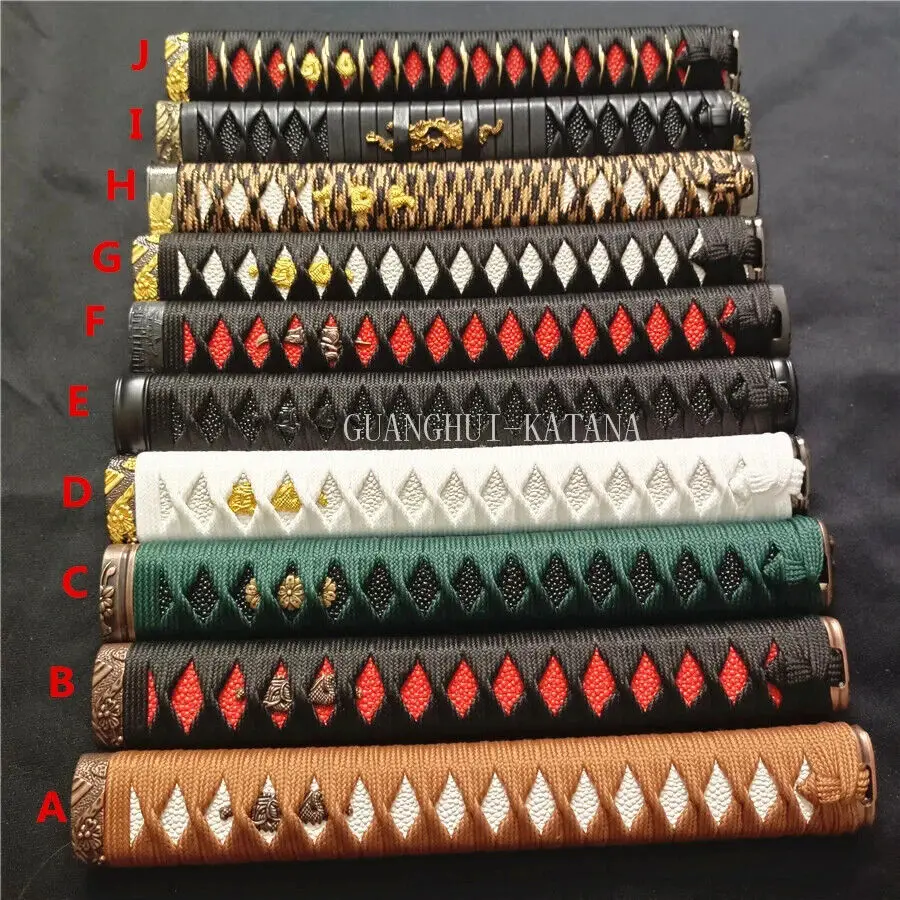 High-Quality-Handle-Tsuka-For-Japanese-Sword-Katana-Rayskin-High-grade
