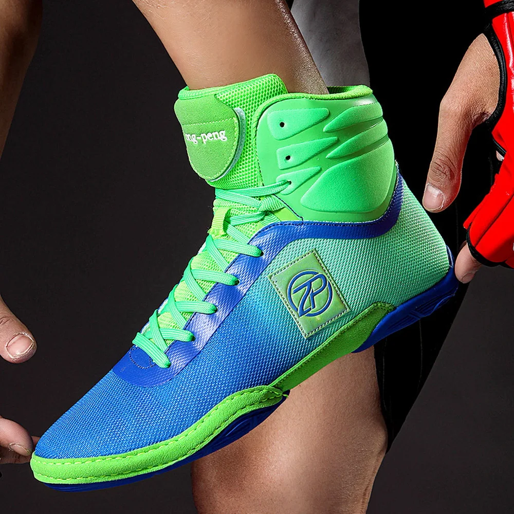 Breathable Boxing Shoes Men Women Anti Slip Flighting Sneakers Big Size 46