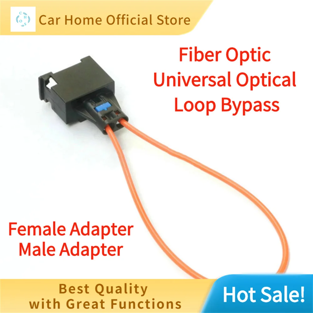 

MOST Fiber Optic Universal Optical Loop Bypass Female/Male Adapter Support Multi-Brand Vehichles