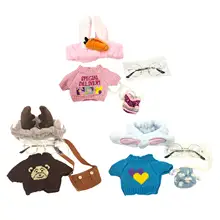 

Plush Duck Doll Clothes Glasses Trendy Kids Toys for Girls New Year Gifts
