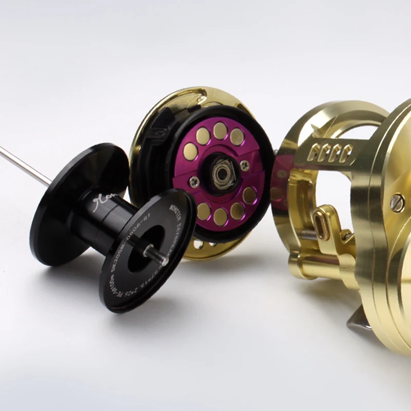 Kawa New Fishing Reel Cast Drum Wheel DK200 Drag 15kg Magnetic Casting Reel 10+1BB Weigt 249g Metal Body Handle With Rubber Knob