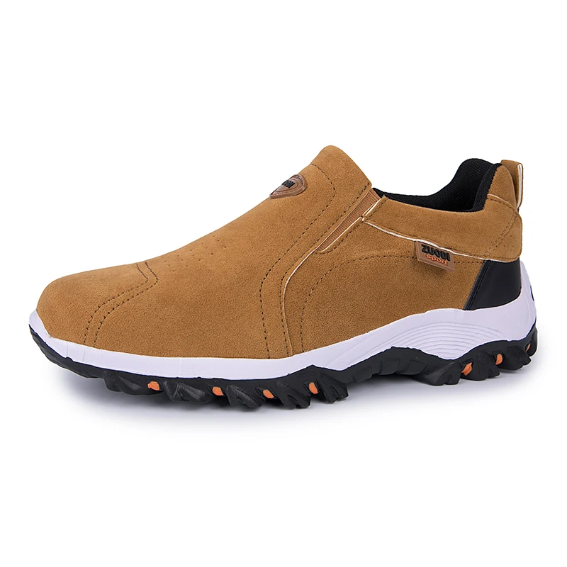 

Hot Sale Men's Sneakers For Trekking Tourism Nature Hike Outdoor Men Hiking Shoes Walking Sneakers Suede Camping Slip On Sneaker