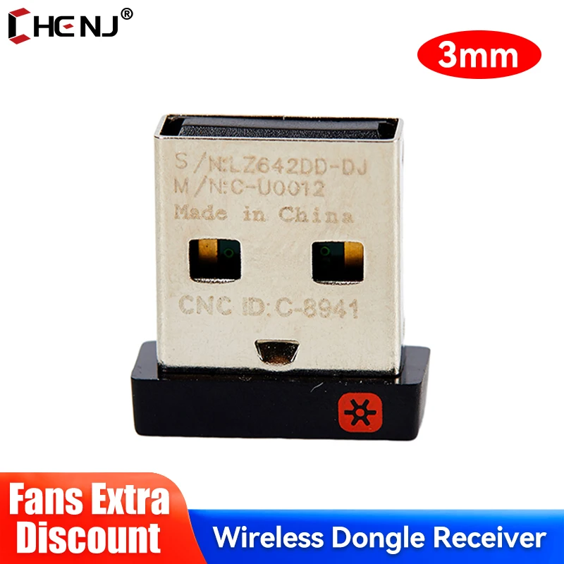 Wireless Dongle Receiver Unifying Usb Adapter For Logitech Pc Mouse