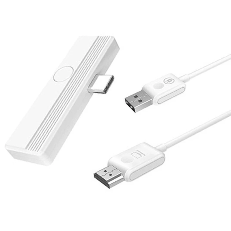 

M6CA UsbC DisplayPort адаптер UsbC-передатчик HDMI-совместимый приемник для телефона на планшетный компьютер Screen Thrower