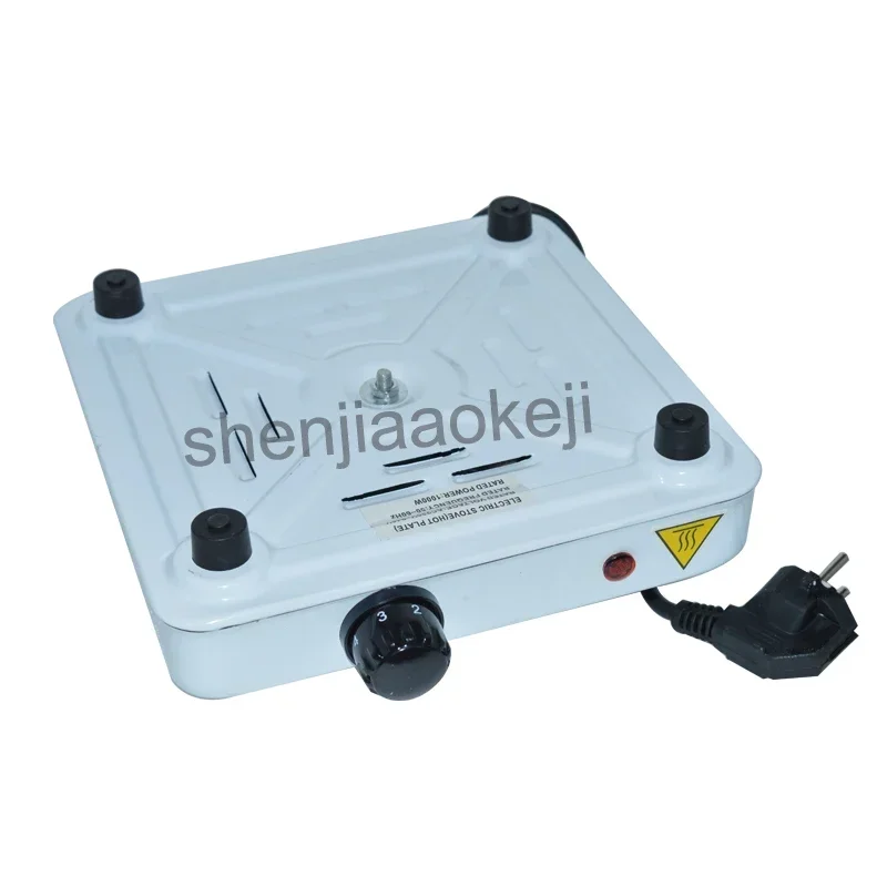 Portable Electric Iron Burner Single Stove Mini Hotplate Home Kitchen Coffee Heater Cooker Hot Plate Electric Furnace 220V 1000W 4
