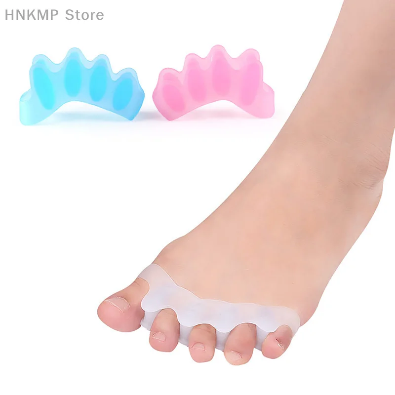

1pair Silicone Toe Separator Child Stretcher Straightener Spreader Correction