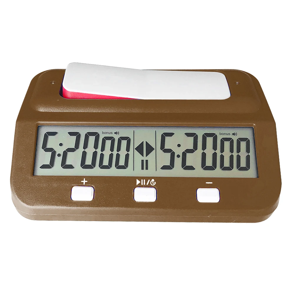Chess Digital Timer Professional Digital Chess Clock Plastic Battery Powered Multifunctional Lightweight for Family Personal Use