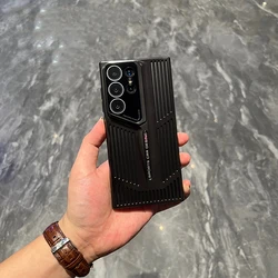 Luxury Solid Color Frosted Shockproof Phone Case with Heat Dissipation - GalaxyS23Ultra(6.8