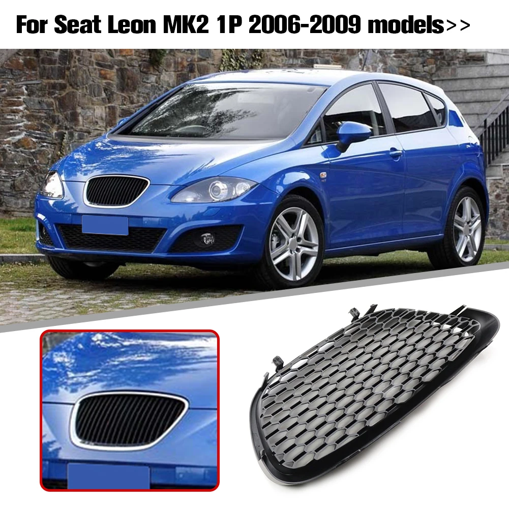 Car Styling Front Kidney Grille Hood Grills For Seat Leon Mk2 1p 2006