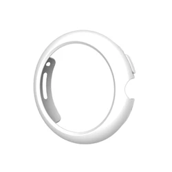 Durable Shockproof Protective Cover for Google Pixel Watch - Sleek Hard Bumper Frame with Hollow Design (Silvery)