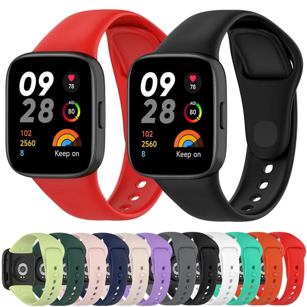 

Ремешок силиконовый для смарт-часов Xiaomi redmi watch 3, оригинальный спортивный сменный Браслет