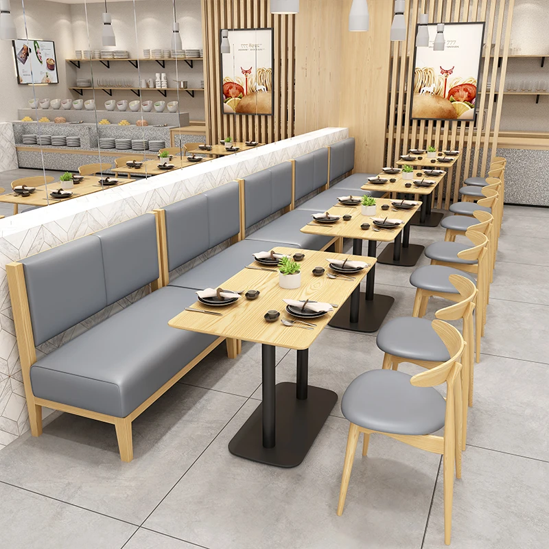 Fast Food Table Chair Set Furniture Restaurant Furniture Booths Cafe Table Chair Set