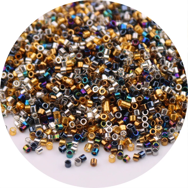 11/0 1.6mm Metallic Glass Beads Antique Bronze Uniform Spacer Seedbeads Charm for Bracelet Jewelry Making 1000pcs glass beads