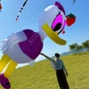 9KM 3.5m Duck Kite Line Laundry Kite Pendant Soft Inflatable Show Kite for Kite Festival 30D Ripstop Nylon with Bag 3