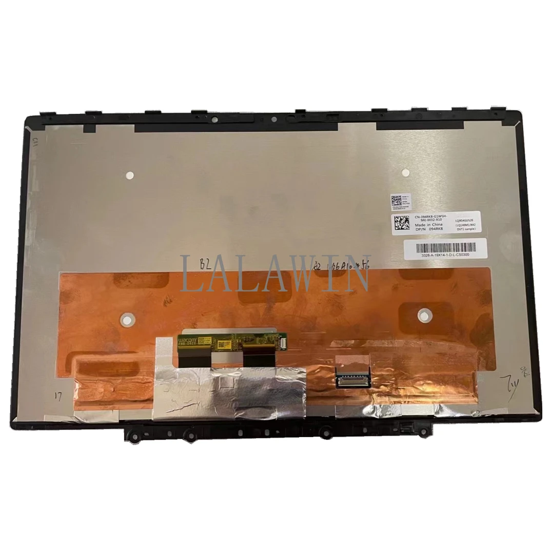

ЖК-дисплей LQ0DASD520 LQ140M1JX42 DVT светодиодный сенсорный экран дигитайзер стекло в сборе Замена для ноутбука Dell DP/N: 094RK8 с рамкой
