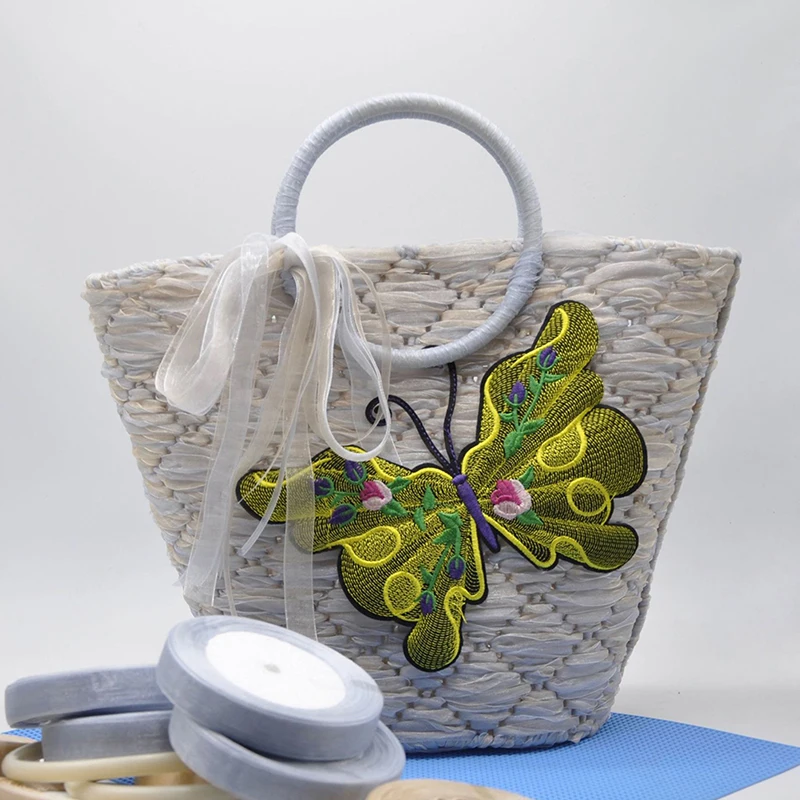 Embroidery Bucket Bag Auxiliary Knitting Sewing Weaving Plastic Mesh Sheet DIY Accessories Handmade Knit Helper