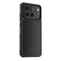 Frosted Translucent Shockproof Hard Shell Protective Back Cover for Honor Win (Black)
