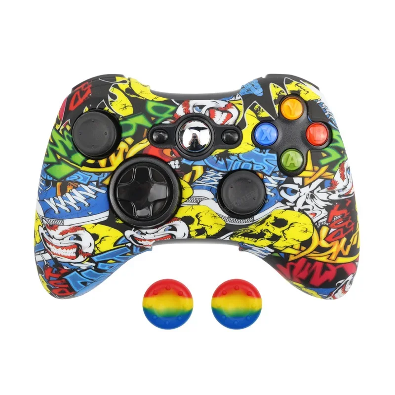 Custodia Morbida In Silicone Per Accessori Per Gamepad Xbox 360 Tappi Per Impugnatura Del Pollice Custodia Protettiva Per La Pelle Per Joystick Contro