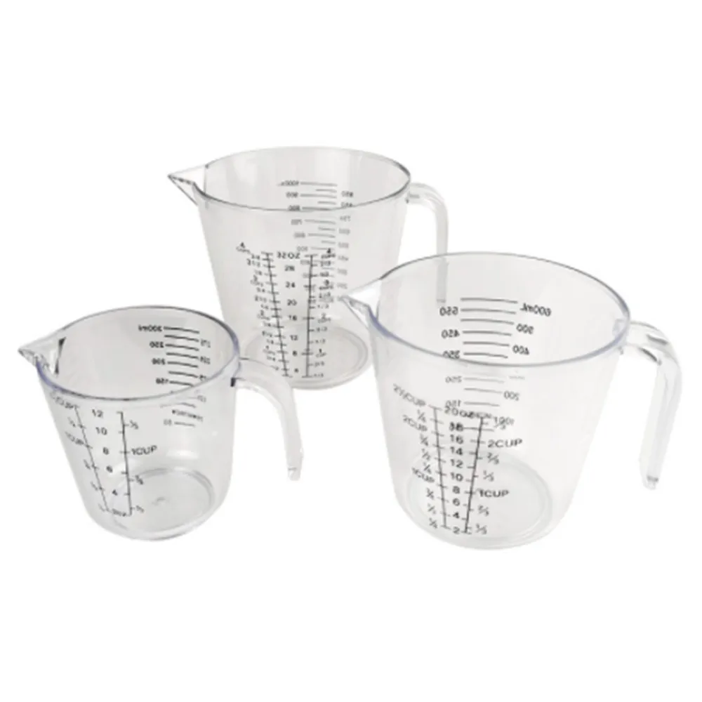 

Plastic Measuring Cup with Scale for Baking Milk Tea Special Breakfast Milk Juice Measuring Cup Transparent Cup