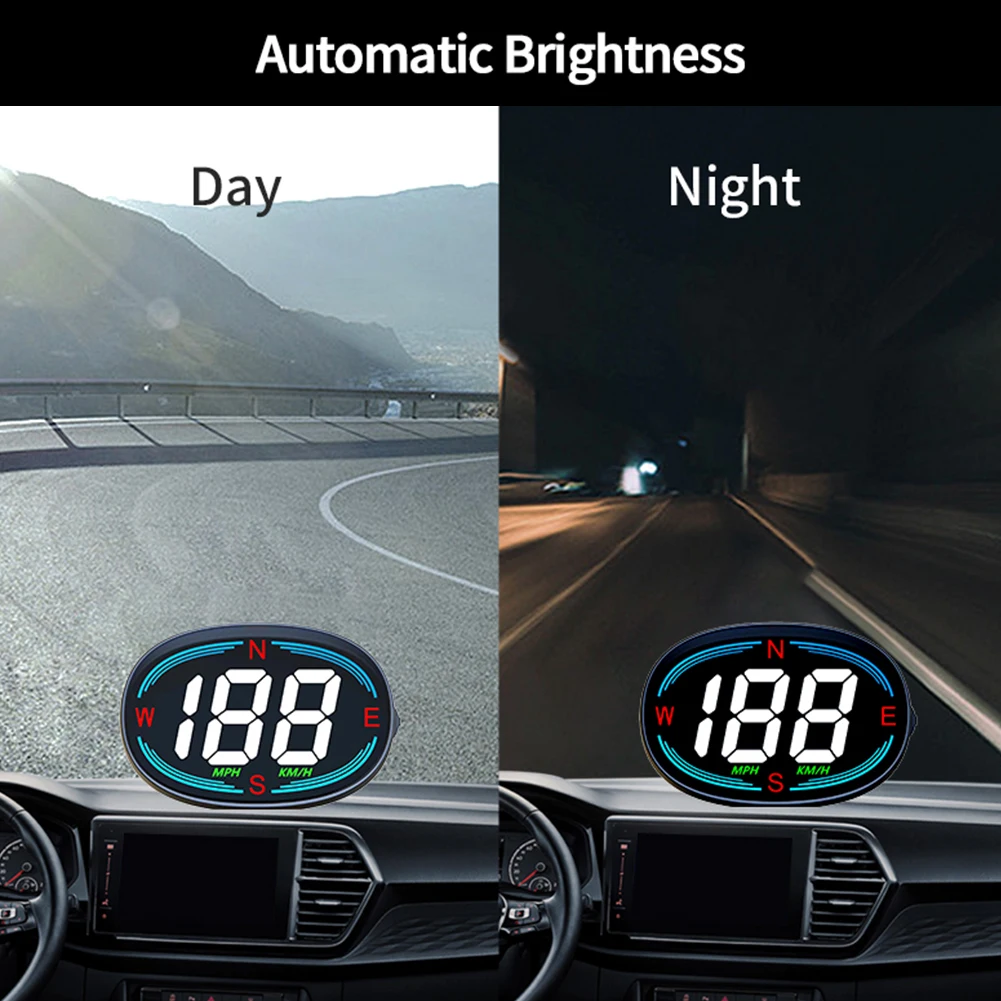 자동차 디지털 속도계, GPS HUD 헤드업 디스플레이, 나침반 속도 계량기, Electronicos 속도 경보 장치, 자동차 전자 장치