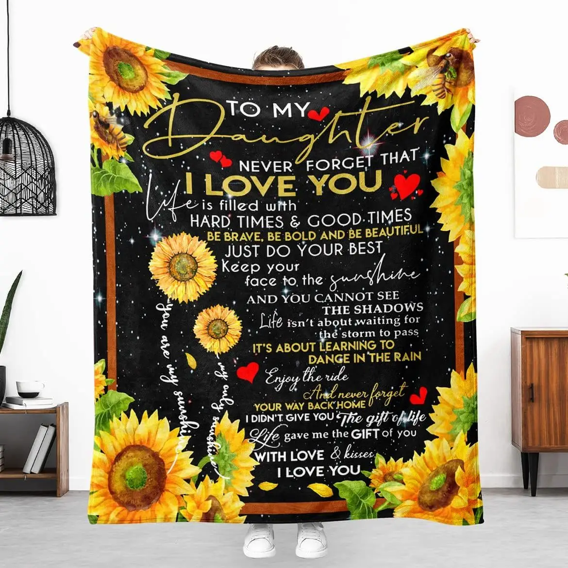 

forget daughter, The my sunflower never blanket for that I love you. Wool is super soft, lightweight, and warm. Bed blanket