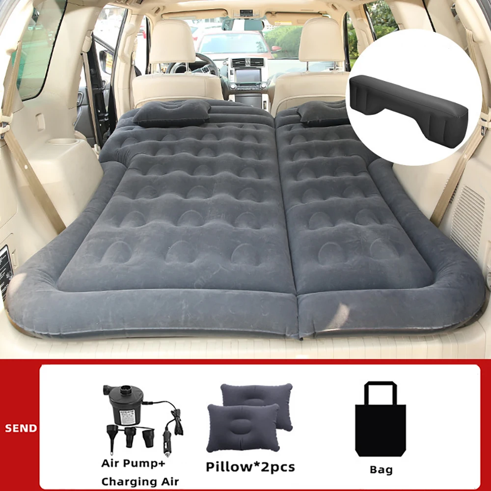 QDH SUV Air Mattress - Car Bed Back Seat Mattress - Portable Car Mattress  for Vehicle Cushion Air Bed Inflatable Mattress Car Bed with Air-Pump -  Travel Mattress Camping Blow Up Mattress