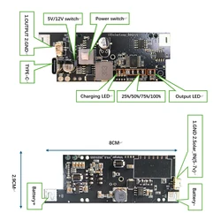 Solar Panel Circuit Board for Versatile Battery Charging - 5V, 6V, 9V, or 12V Output, 4W - 25W Capacity (4W - OUTPUT - 5V)