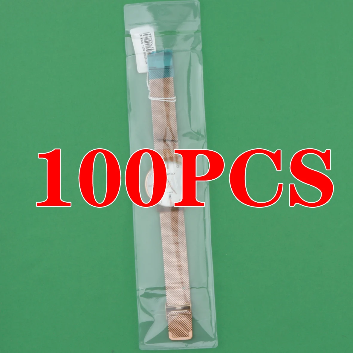 100 pcs/lot Plastic Bag Watches Blue Pink Watch Packaging