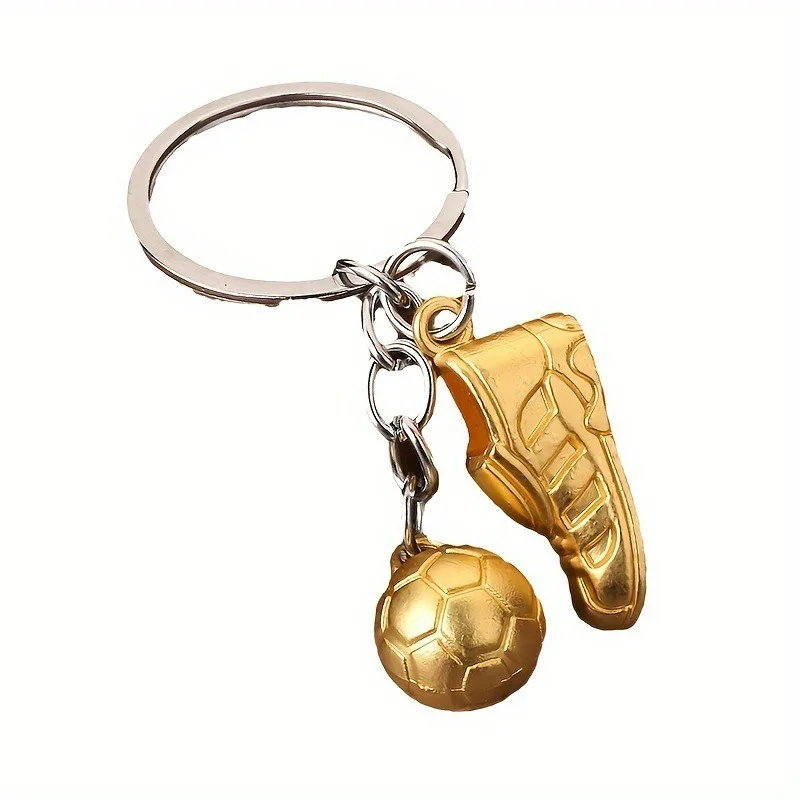 Football match shoes keychain chain pendant Sports pendant souvenir Golden Boot keychain 6