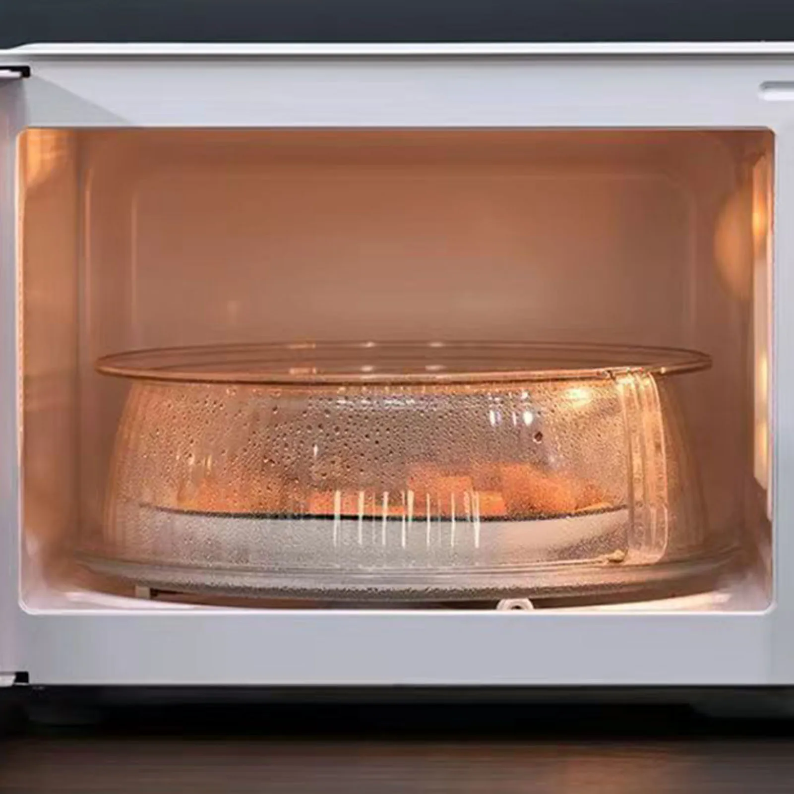 Clear Microwave Splatter Cover Splatter Guard Lid with Handle for Food Dish Microwave Oven