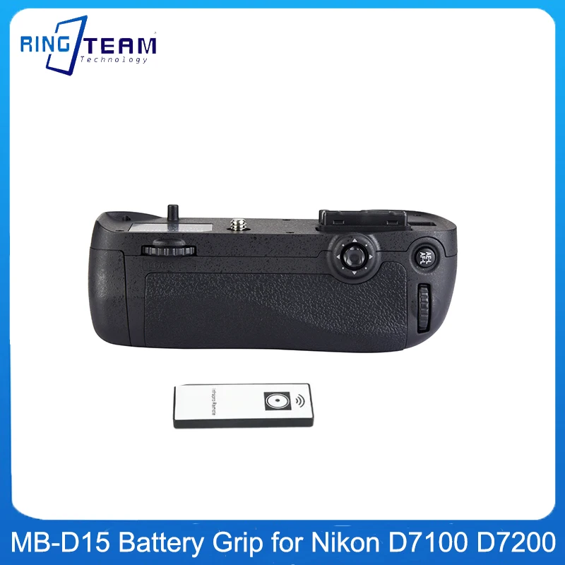 

D7100 Vertical Battery Grip MB-D15 for Nikon D7200 D7100 Replace MB-D15 Multi-Power Battery Pack With Infrared Remote Controller