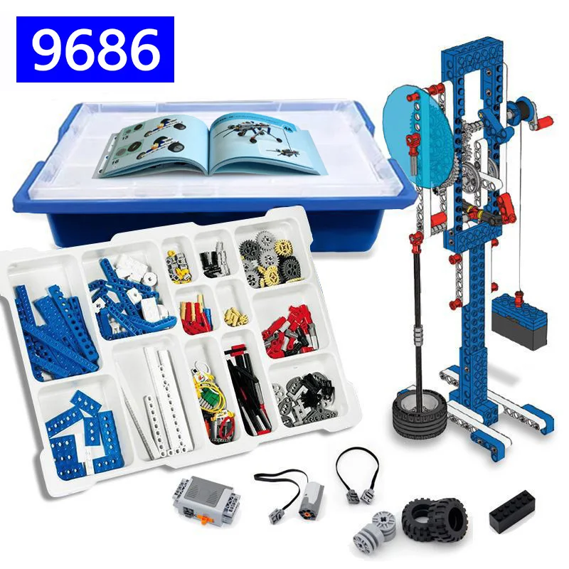 

9686 Technical Parts multi Technology MOC Parts Educational School Students Learning Building Blocks Power Function Set for Kids