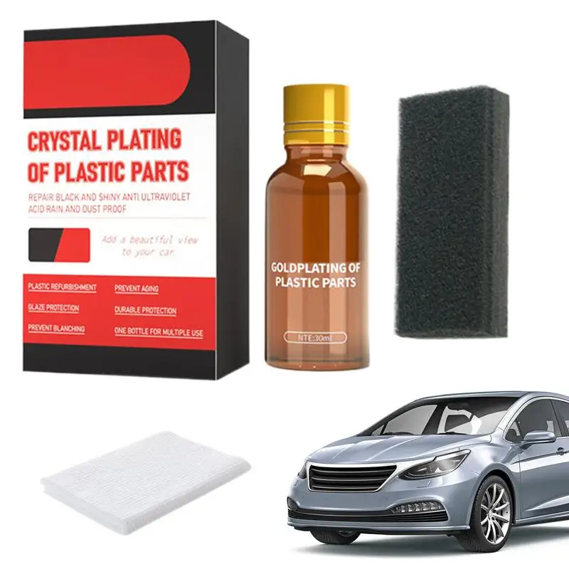 

30ml Car Interior Detailing Rubber Restorer Liquid Automotive Restoring Car Coating Agent Crystal Plating Trim Coating Agent