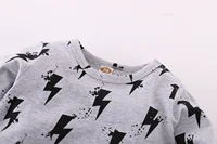 Baby Boy Girl Rompers Long Sleeve Cotton Baby Boy Clothes Lightning Print Fashion Infant Clothing Jumpsuit Autumn 3