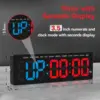 Gym Timer 3.5" Large LED Display Wall Clock Gym Interval Workout  Count Down & Up  Stopwatch Digital Timer for Fitness Home 2