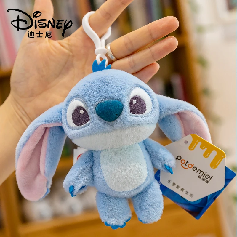Stitch Keychain Plush Toy Backpack Pendant Decoration Children's Toy Stuffed Doll Disney plush keychain backpack decoration plush doll key chain plush toy