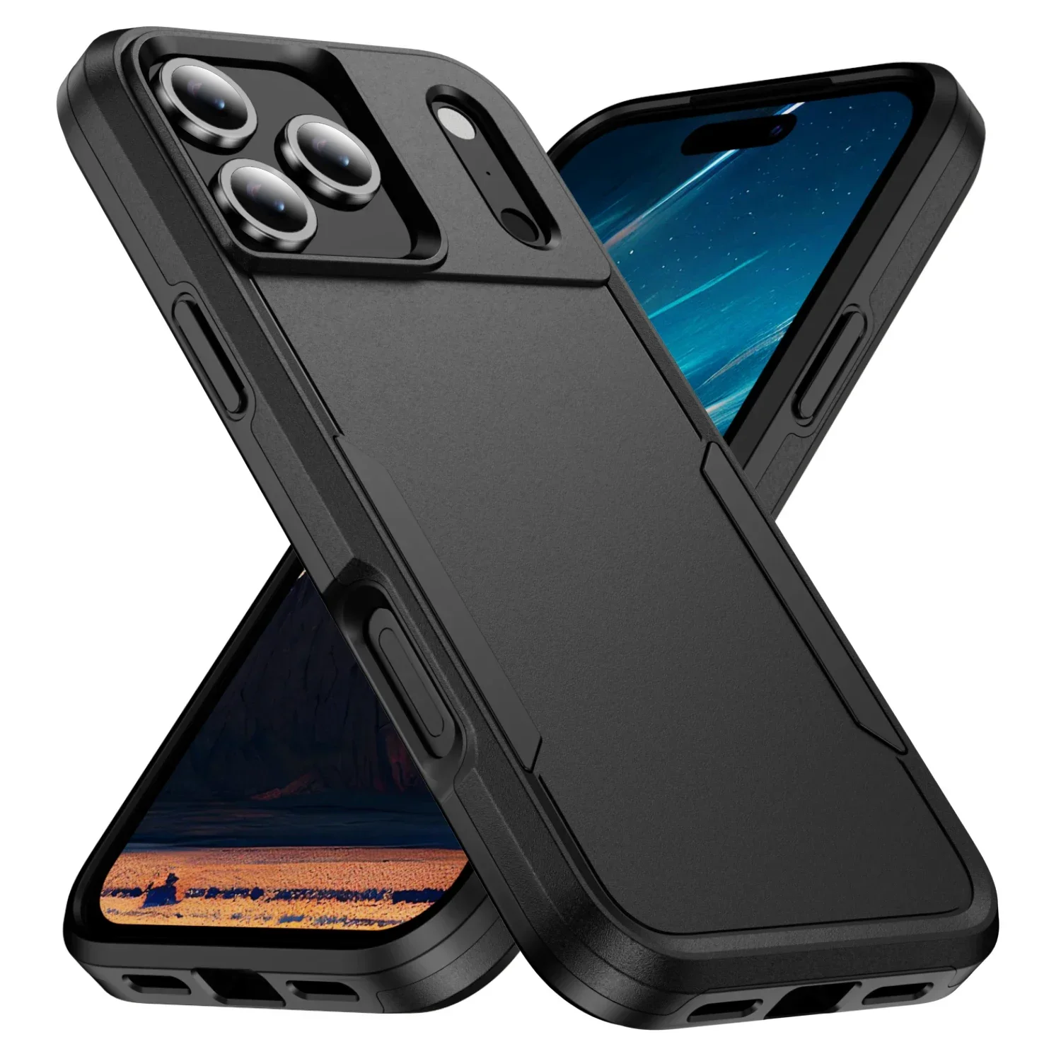 Ultimate Protective Armor Case - Military Grade Durability and Full Coverage