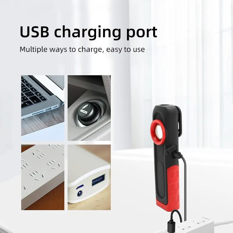 Car Detailing Tools Car Paint Finish Lamp Scan Swirl Magnetic Grip Multifunction Auto Repair Working Light 500LM 2400mAh USB portable work lights portable work light