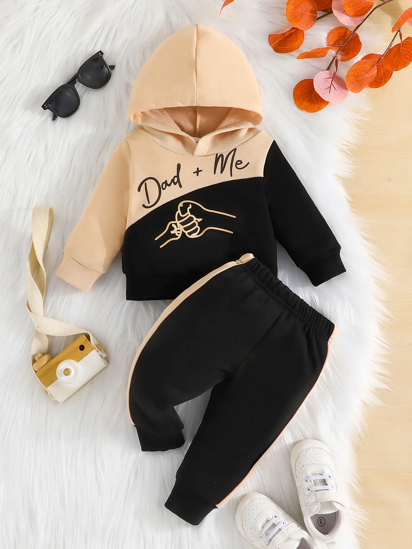 

Boys Tracksuit Sets Spring Autumn Splicing style Hoodie Sweat Pants 2-Piece Set 5