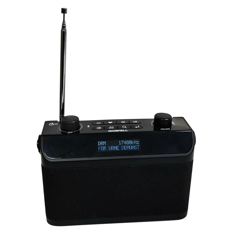 

Gospell 228 Portable Digital Radio Mondiale (DRM) Radio Receiver