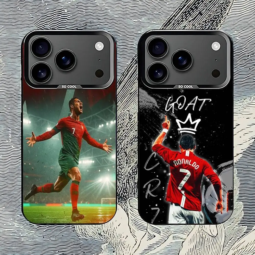 CR7 Football Star Black IMD Phone Case