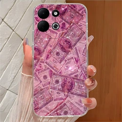 Cream Style Cartoon Premium Shockproof Soft Clear TPU Silicone Back Cover for Redmi 17C 5G (U1263)