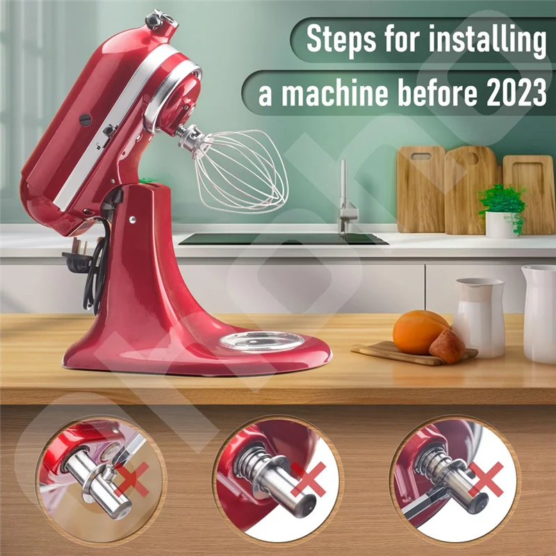 B59B-4 Piece Spring And Washer Silver Stainless Steel For Kitchenaid Mixer 3.5 Quarts To 7 Quarts Protect And Extend The Life