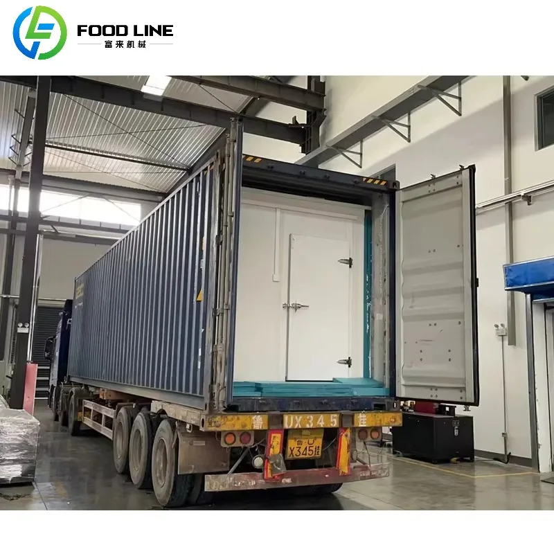2025 Blast Freezer 40FT คอนเทนเนอร์ห้องเย็นสําหรับเนื้อปลา 1
