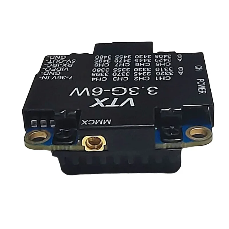 Installation du VTX 3.3GHz 6W 6000mW 16CH sur un châssis de drone de course