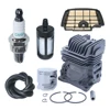 Cylinder Piston Kit 40mm For Stihl MS201 MS201C MS201Z MS201C-E MS201C-EZ MS201C-EM MS201C-EMZ MS201C-M MS201C-MZ MS201 6