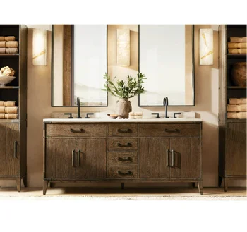 Rustic Harmony Dual Vanity
