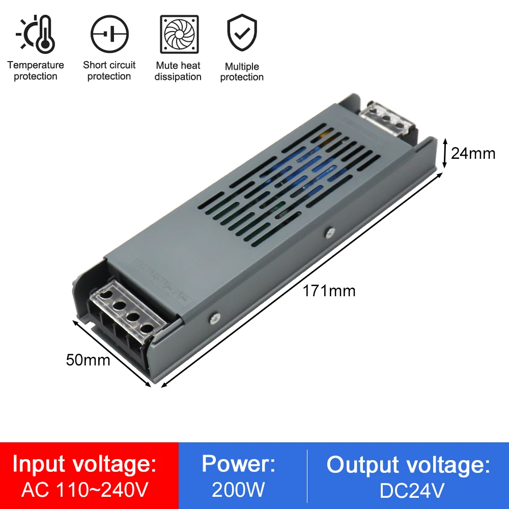 24V 200W