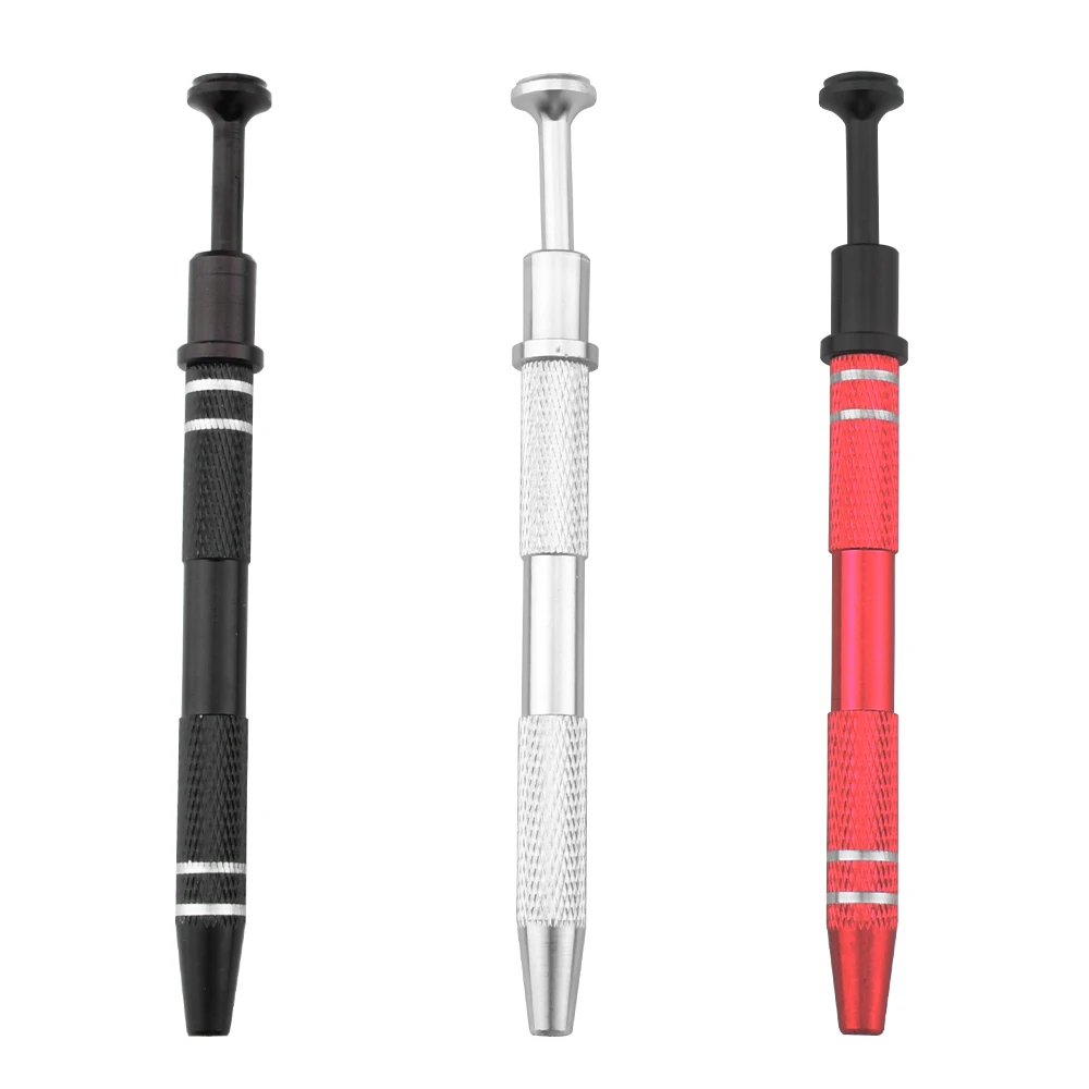 

IC Chip Extractor Electronic Component Parts Gripper Catcher Screw Picker Tweezers Pick Up Tool Metal Grabber Hand Tools